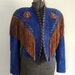 SALE Fringed Suede Western Jacket Vintage 1970s/1980s / Price Reduction
