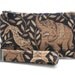 Elephant bag - brown & black clutch - small purse - boho clutch - wristlet - safari animal print fabric bag - womens handmade handbag