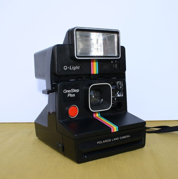 POLAROID One Step Plus SX70 LAND CAMERA w/ QLight