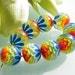 Made to order: Rainbow Chrysanthemum beadset (9) by Caroline Dousi (SRA)