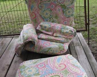Slipcovers for your Nursery Glider Cushions-Custom Glider Cushion Slipcovers-Glider Cushion Slips