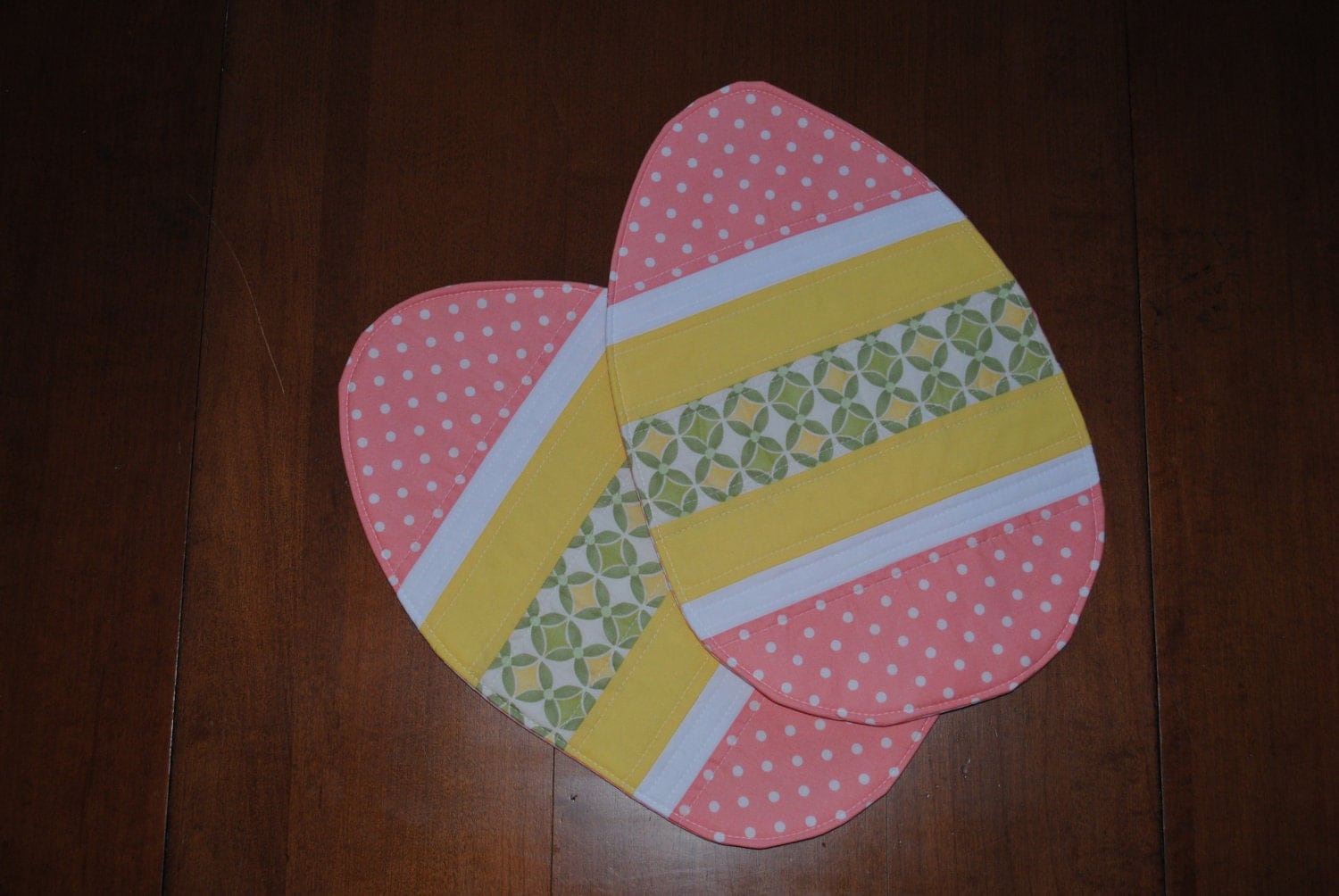 Quilted Easter Egg Placemats Set of 2