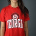 vintage 1970s tshirt university of georgia UGA top soffe shirts M