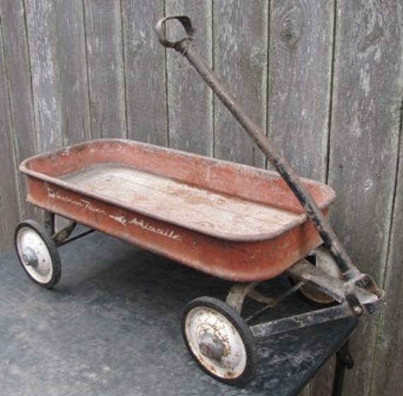 1958 Wagon 1950's Western Flyer Missile Little Red Wagon