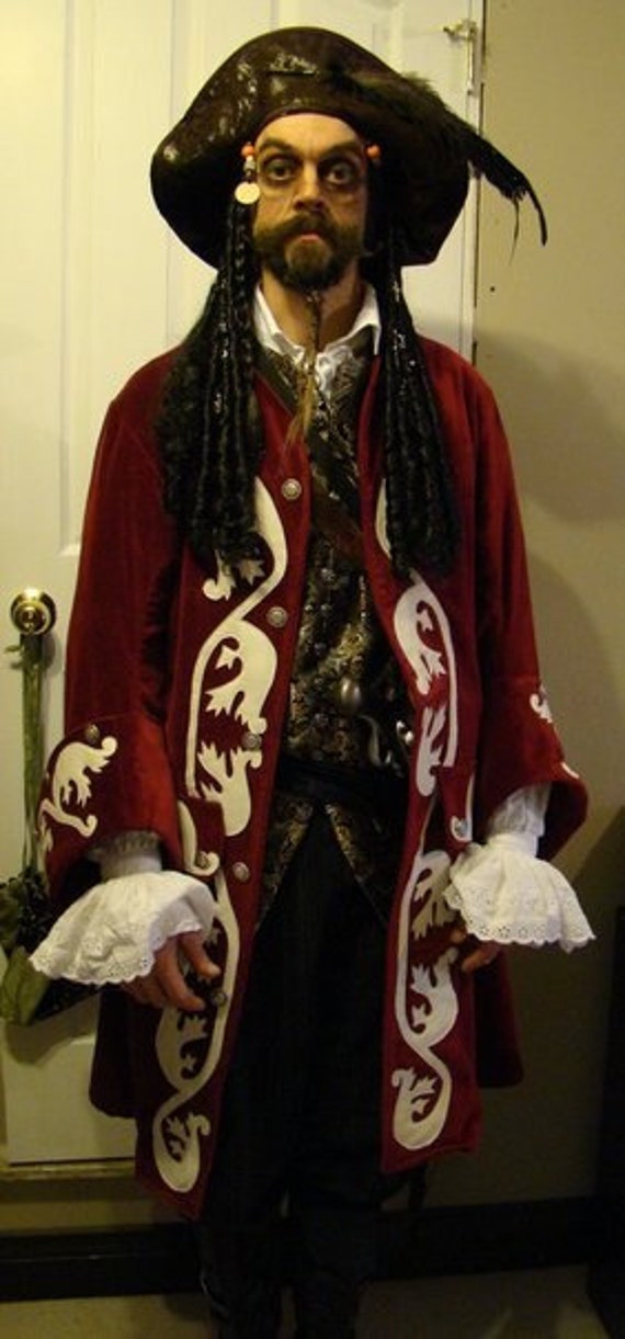 Men's Frock Coat Pirate Steampunk