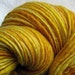 Handspun Yarn Thick and Thin Single Blue Faced Leicester 'Sweet Corn'