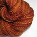Handspun Yarn Two Ply Heavy Worsted Polworth and Silk 'Fall Foliage 1'