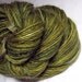 RESERVED for Marian Handspun Yarn Single Kid Mohair 'Mustard and Herbs'