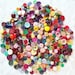 Huge Lot of Vintage Antique Colorful Buttons- 400 in Lot - Great Assortment ( small to medium size)