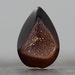 Dark Brown, Natural Teardrop, Pear Shaped Druzy Agate Stone, Stones - 25mm (1962)