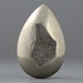Silver Moon - Chrome Sheen, Titanium Coated Druzy Gemstone - 34mm (2688)