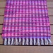 Hand woven Rag Rug Magenta, Cranberry, Purple, Pink