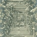 Real Photo Postcard: Pergola Sundial Garden Path Benvenuto B&B Vancouver Island RPPC