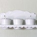Vintage Enamelware Wall Mounted Caddy for Laundry, Kitchen, Bath, Garden Shed