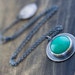 Australian Chrysoprase Sterling Silver Necklace - Mystery of Grace