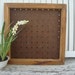 VINTAGE Wooden Peg Board