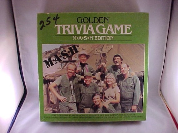 1984 Mash Edition Golden Trivia Game