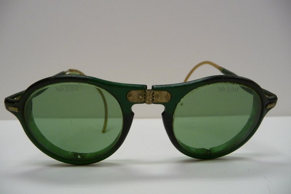 Vintage Willson safety goggles Steampunk glasses by SalvageRelics