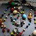 RAINBOW of GLASS - long handmade muticolor glass beaded, extra long strand, wrap NECKLACE