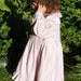 Girls Dress Flannel pink polka dot ruffle hem size 5 HALF PRICE CLEARANCE