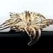 Vintage Sterling Silver Filigree Flower Brooch