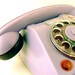 Vintage Toy Telephone Set Mehanotehnika Sweet Plum Yugoslavia