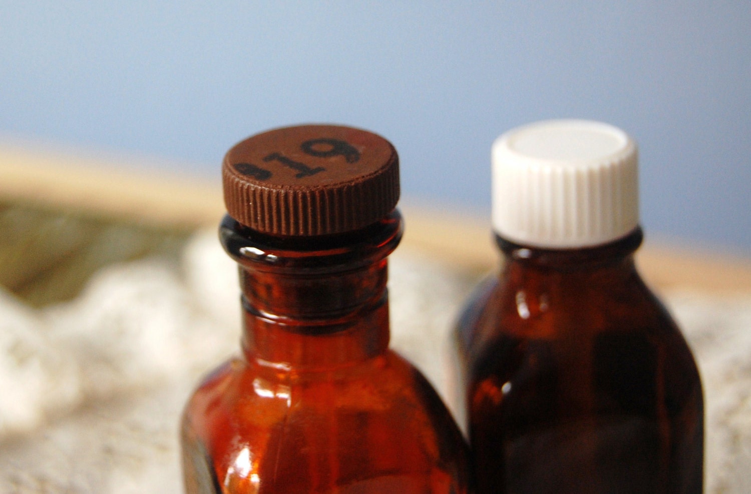 Amber Medicine Bottles Mid Century Vintage Instant Collection