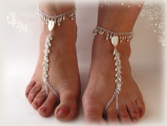 Beaded Barefoot Sandals