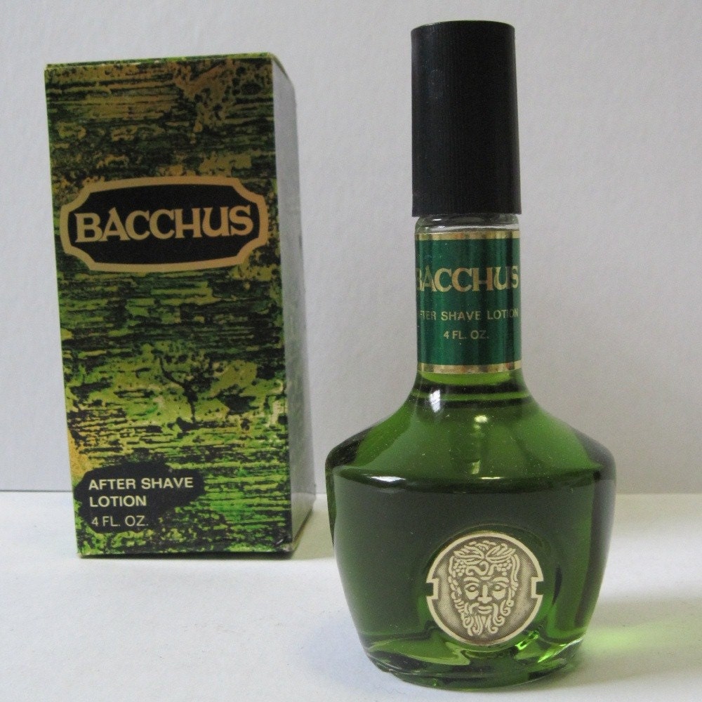 vintage BACCHUS After Shave Lotion Cologne in BOX 4 OZ