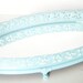 Mirror Vanity Tray Ocean Blue Tray Home Decor Bathroom Shabby Chic Bedroom Living Room Upcycled Eco-Friendly Vintage