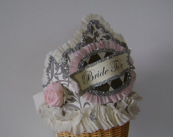 Bride To Be   wedding/bride/bachelorette crown/hat