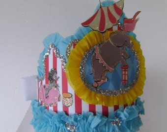 CIRCUS Birthday Party Crown/Hat - adult or child