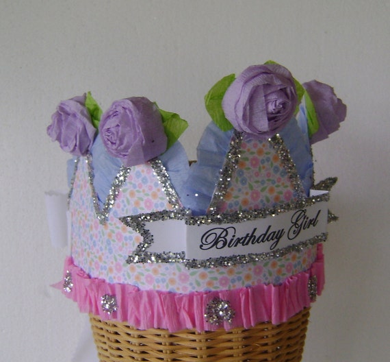 Birthday Party Crown/Hat - adult or child- BIRTHDAY GIRL or customize Il_570xn