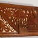 Handcrafted Tooled Leather Clutch