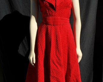 Vintage dress 50's halter new look dress sM marylin glam by thekaliman