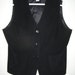 Black Wool Ladies Vest