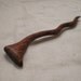 Shawl Pin Hair Stick Cocobolo curvy natural wood