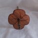 Split Notch Spindle Bolivian Rosewood and Walnut High Whorl Carved Flower laceweight10 g