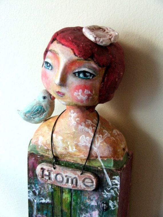 mixed media dolls