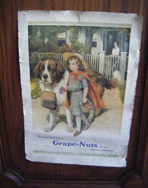 Vintage Grape Nuts Poster