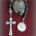 Catholic Gemstone Confirmation Pocket Rosary