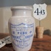 Carricks Dairy Cream Jar from England Circa 1900