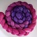 Merino/Silk Combed Top 4 Oz. "Mauve Boudoir Gradient"