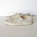 Vintage LACE Overlay Beige Canvas Sneakers - Women 6.5M - Early 90s Keds