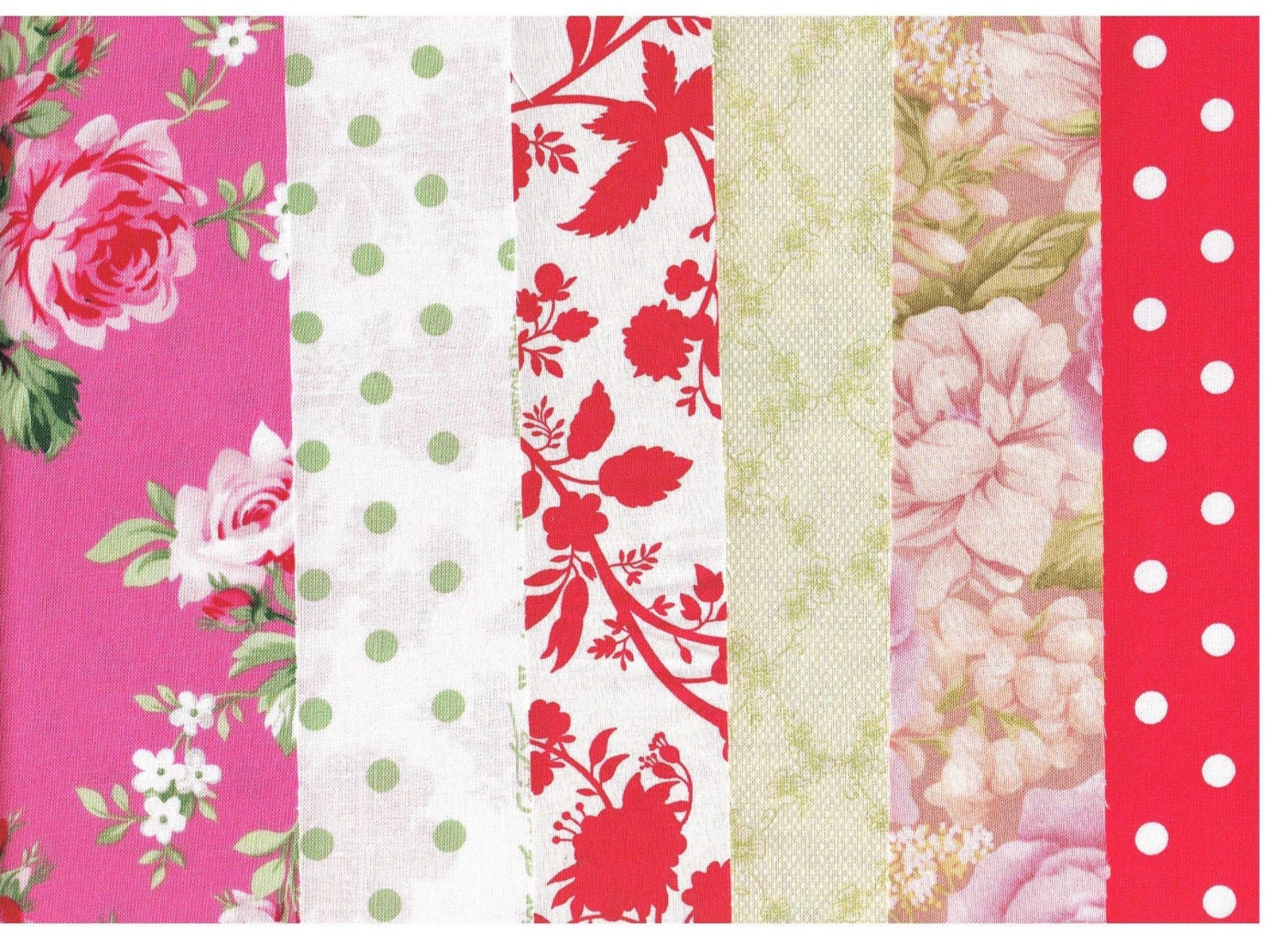 Ava Rose Shabby Chic Floral Layer Cake Quilt Top Kit Free Ship