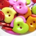 Colorful Heart Buttons