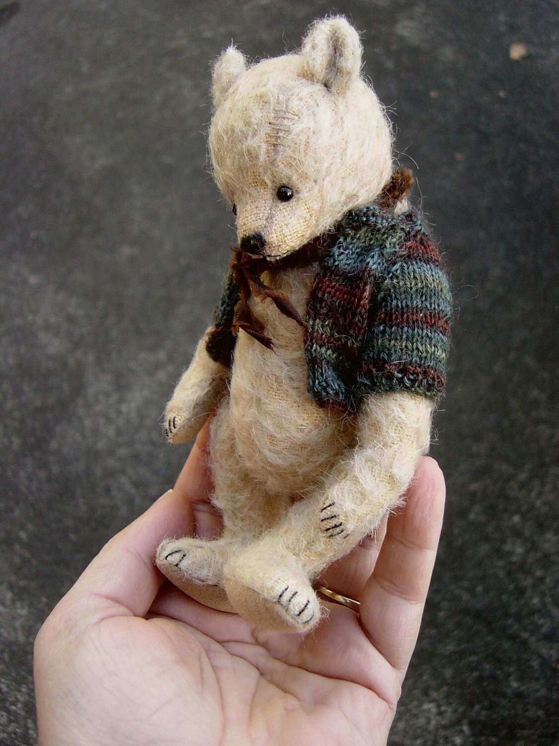 mohair bear artist