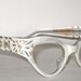 Vintage EyeGlasses Sunglasses. Cat Eye AB Rhinestones. New Old Stock