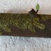 Small Stuffed Mossy Log Soft Sculpture