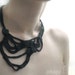 Crochet okapi necklace, spring fashion, Paris
